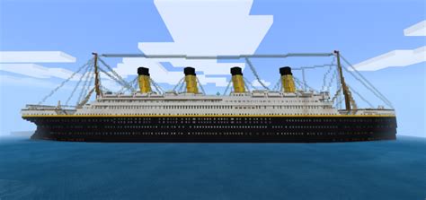 Jadeo grueso Hacer mapa minecraft titanic Dar Naufragio Exceder