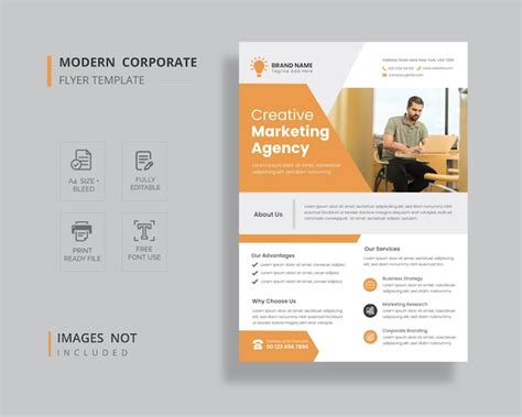 Premium Vector Corporate Business Flyer Template