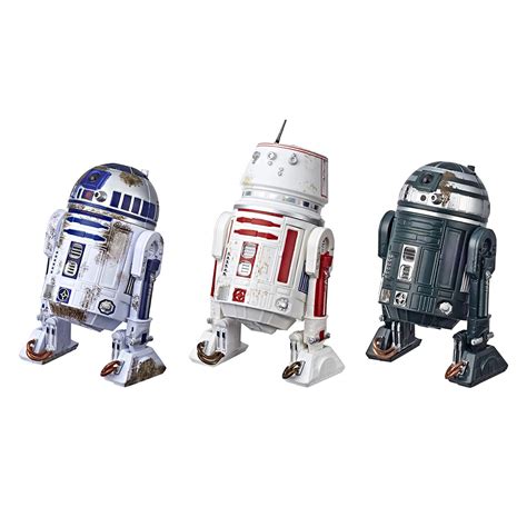 Red Squadron Astromech Droids Actionfiguren 3er Pack Black Series