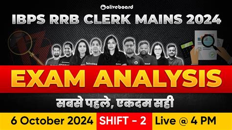 Ibps Rrb Clerk Mains Exam Analysis 2024 Shift 2 6 Oct 2024 Ibps