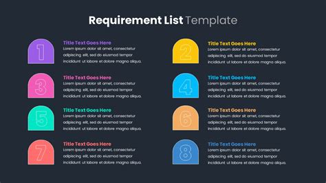 Requirement List Template Slidebazaar