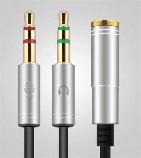 Astilla 3 5mm Jack Aux Kabel Splitter Voor Koptelefoon En Microfoon