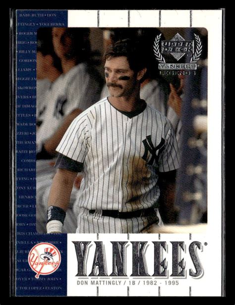 2000 Upper Deck Yankee Legends 6 Don Mattingly For Sale Online EBay