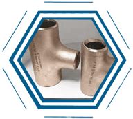 Copper Nickel Pipe Fittings Cuni Tee Elbow Manufacturer India