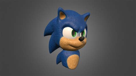 Movie Sonic 3d Model By Marcus Gama Marcusgama 5928abf Sketchfab