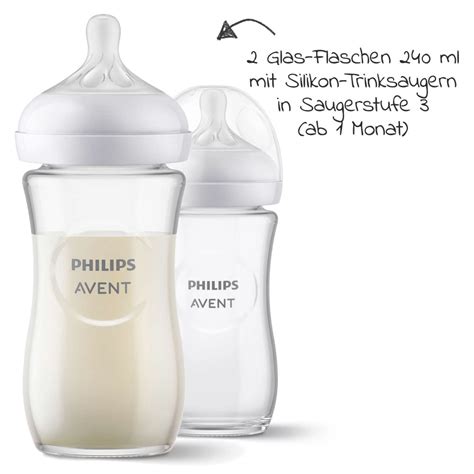 Philips Avent Tlg Starter Set F R Neugeborene Glas Flaschen