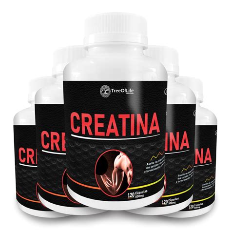 5x Creatina Monohidratada 600 Cápsulas 300g no Shoptime