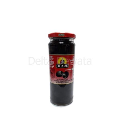 Figaro Pitted Black Olive 450Gr Delta Dewata Online