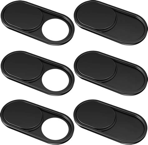 CloudValley Webcam Cover 6 Pack 0 6mm Ultra Thin Metal Camera Cover