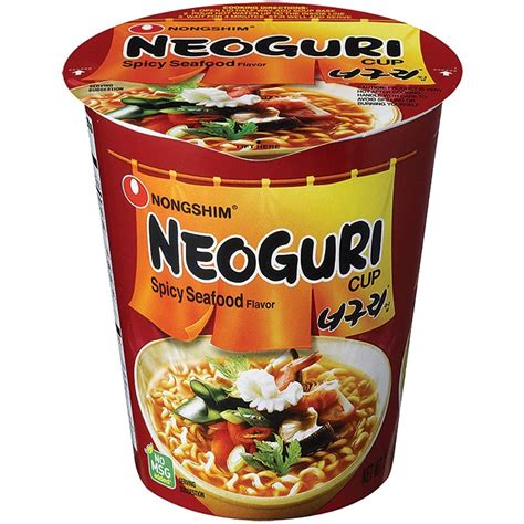 Nongshim Cup Neoguri Spicy Noodle Soup 12x62g Auguste Noel Ltd