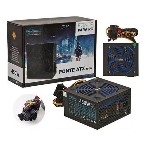 Fonte Atx 450w Cowboy Kp 533 Bivolt Pc Desktop Shopee Brasil