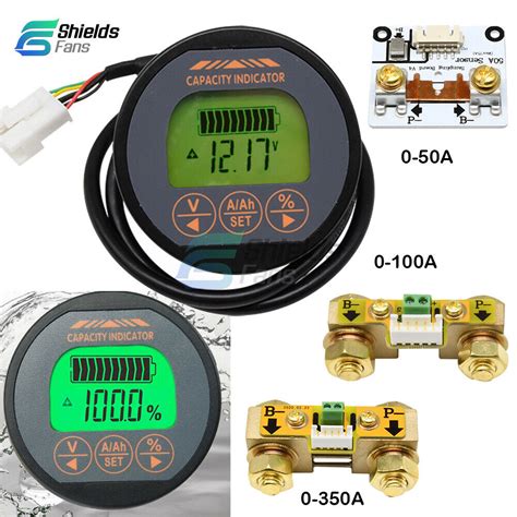 Dc V A A A T Battery Monitor Capacity Tester Voltmeter