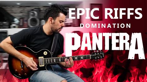 Epic Riffs Domination De Pantera Guitarratablatura Marcos García