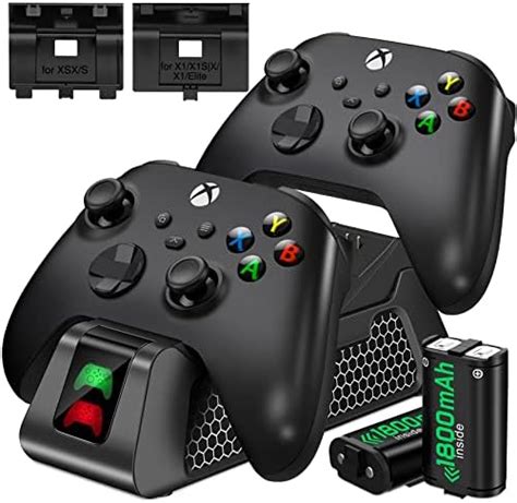 Controller Charger Station With 2x5520mwh Rechargeable Battery Packs For Xbox One X