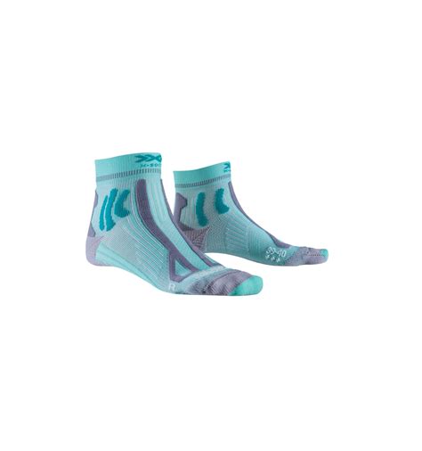 X Socks Trail Run Energy Audrey Green Pearl Grey Women S Socks