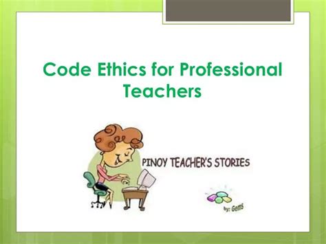 Ppt Code Ethics For Professional Teachers Powerpoint Presentation Free Download Id 3241012