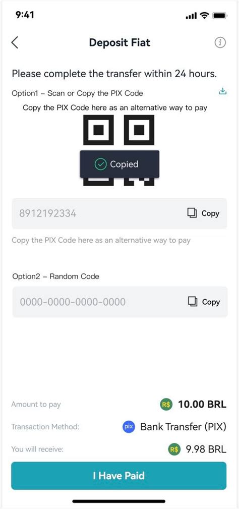How To Deposit BRL With PIX On Bitget APP Bitget