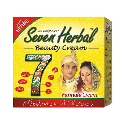 Seven Herbal Ubtan Whitening Cream Authentic Shopee Malaysia