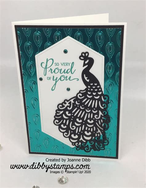 Proud Of You Peacock Card Cards Card Making Peacock