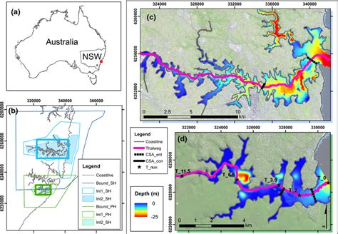 Study site location map: a sites in Australia; b tsunami model setups ...