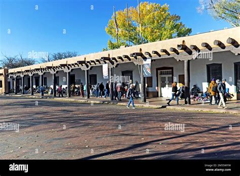 The Santa Fe Plaza In New Mexico Was Built In 1821 In The Spanish