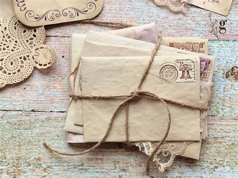 Vintage Envelopes + Free Templates