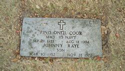 Johnny Raye Cook 1952 1972 Homenaje De Find A Grave