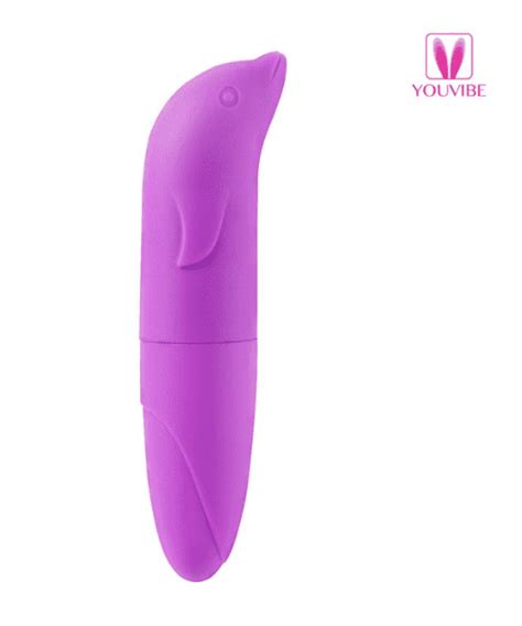 Vibrador Ponto G Formato Golfinho Aveludado Silencioso Vers O