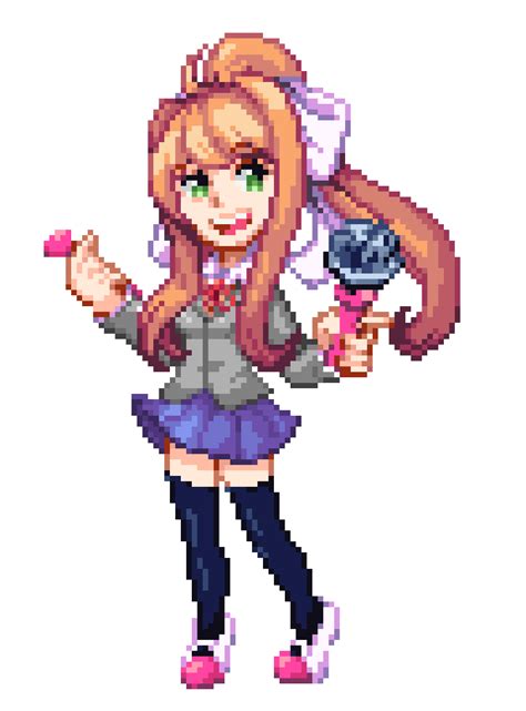 Friday Night Funkin Monika Animation Doki Doki Literature Club