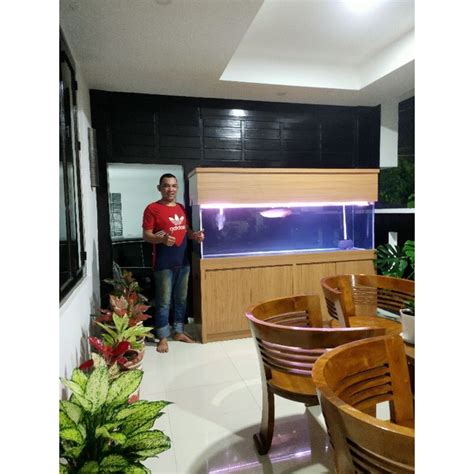 Jual Aquarium Panjang Meter Cm Cabinet Lemari Aquarium