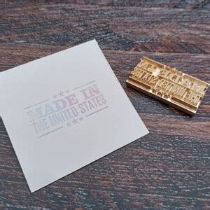 Custom Hot Foil Stamps For Paper Product Tags Business Cards Etsy