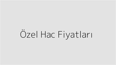 Zel Hac Fiyatlar Teknoloji Doktoru