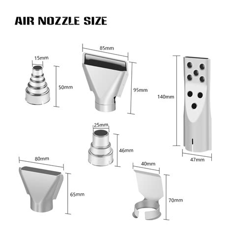 Handskit Electric Hot Air Gun Thermoregulator LCD Heat Guns Shrink Wrapping Thermal Heater