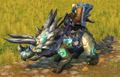 Reins Of The Amber Primordial Direhorn Item World Of Warcraft