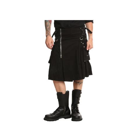 Goth Punk Mens Utility Kilt Gothic Kilt For Sale August 2020