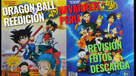 Álbum Dragon Ball 1 Reedición Navarrete Perú 2006 Revisión Fotos