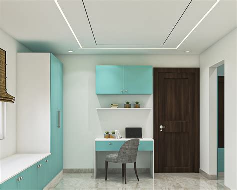 Gypsum False Ceiling Design With A Painted Finish Livspace