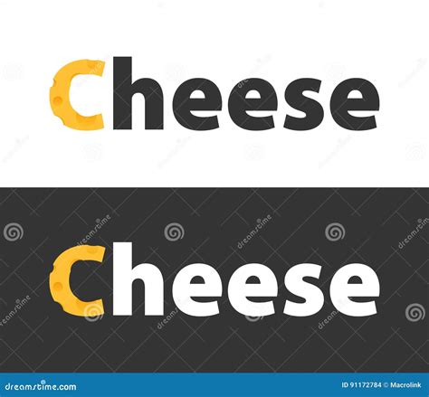 Set Of Logos With Cheese Stock Vector Illustration Of Cheese 91172784