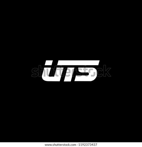 Modern Letter Uts Logo Design Using Stock Vector (Royalty Free ...