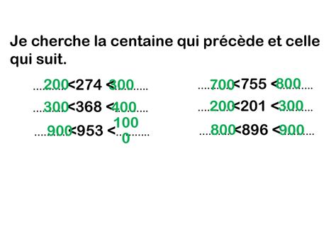 Apprendre à encadrer des nombres ppt télécharger