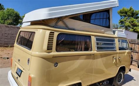 No Reserve Camper 1978 Volkswagen Westfalia Barn Finds