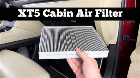 How To Change 2017 2021 Cadillac XT5 Cabin Air Filter Replace AC