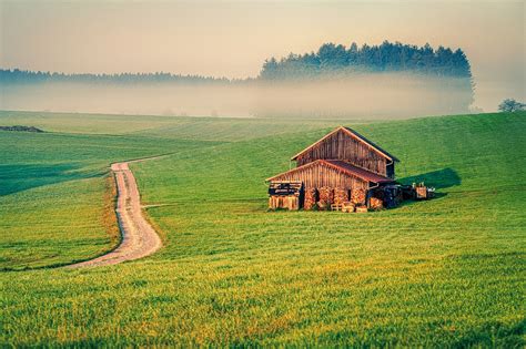 Fields Path Farm House Wooden - Free photo on Pixabay - Pixabay