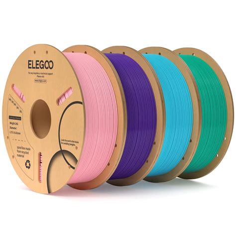 Amazon Elegoo Pla Filament Mm Bundle Kg D Printer Filament