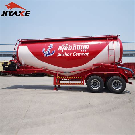 Dry Bulk Cement Tanker Semi Trailer Transport Powder Bulker Tank Truck