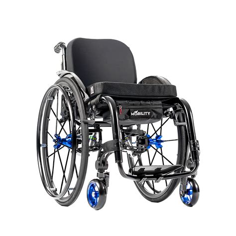 Cadeira De Rodas Monobloco Venom Trak Blue Series By Mobility