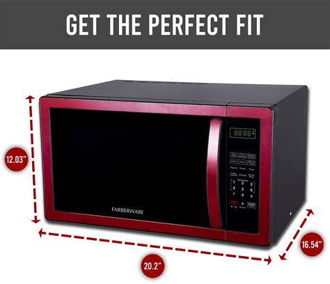 Farberware Classic FMO11AHTBKN 1 1 Cu Ft 1000 Watt Microwave Oven