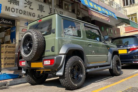 Suzuki Jimny Jb American Racing Ar Satin Black Wheels