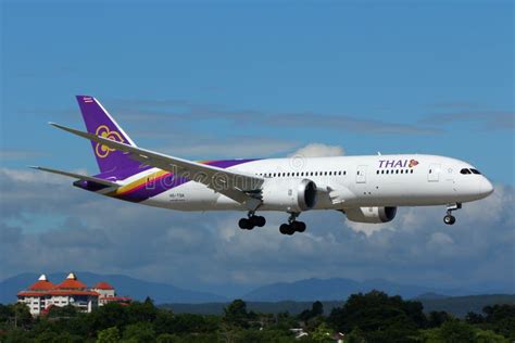 Flugzeug Von Thai Airways International Boeing 787 800 Dreamliner