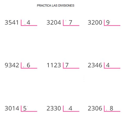 Divisiones Cuadernos Para Ni Os B